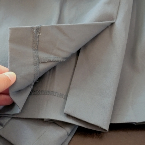 A New Day Mid Rise Slim Straight Side Split Trousers Blue Size 16 - Picture 7 of 11